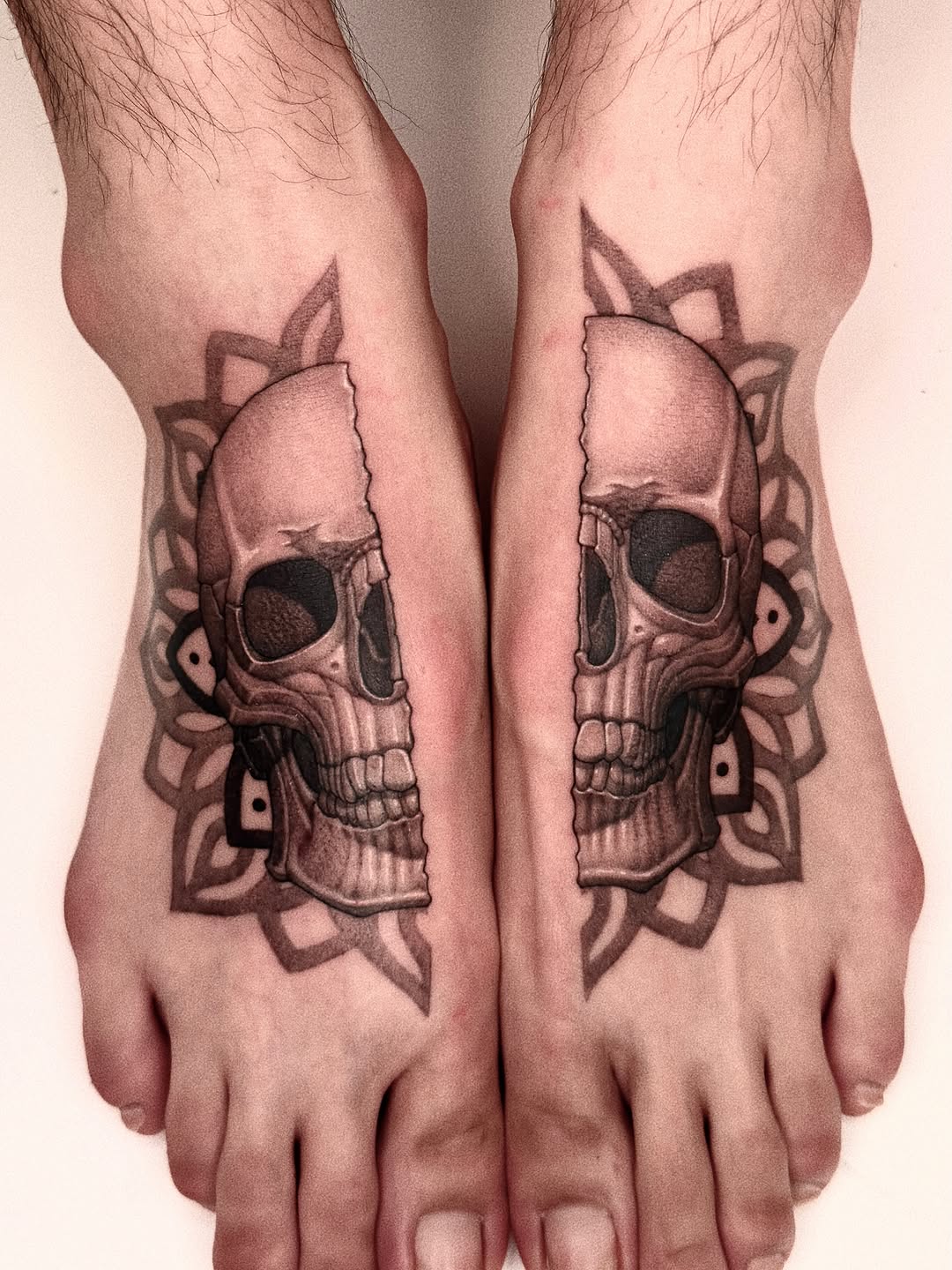 Tattoo by @wonsoong_blk — realism, black_and_grey