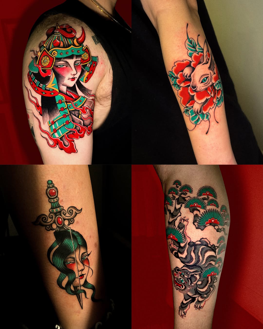 Tattoo by @dayninestattoo — american_traditional, neo_traditional