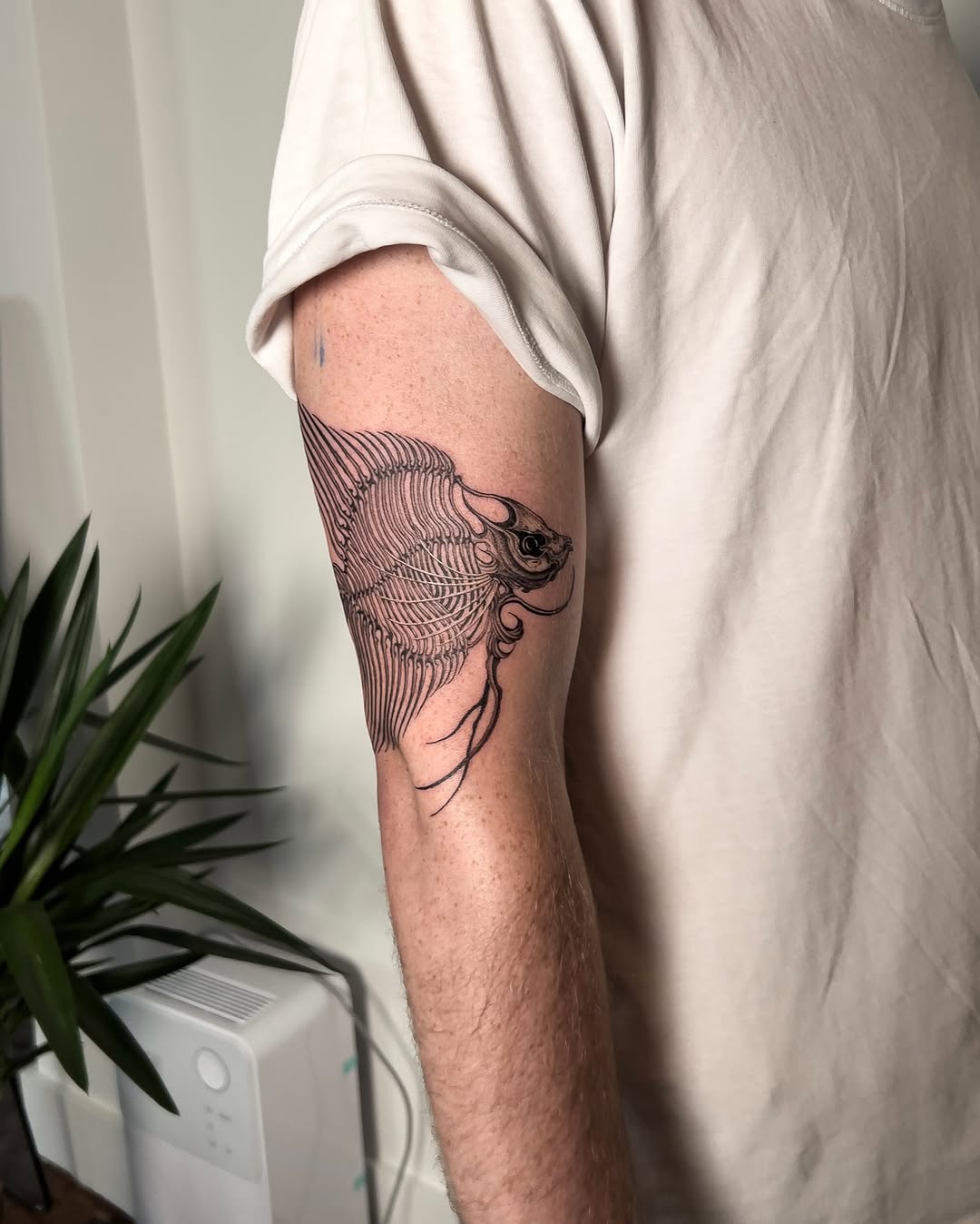 Tattoo by @minblackwork โ black_and_grey, illustrative