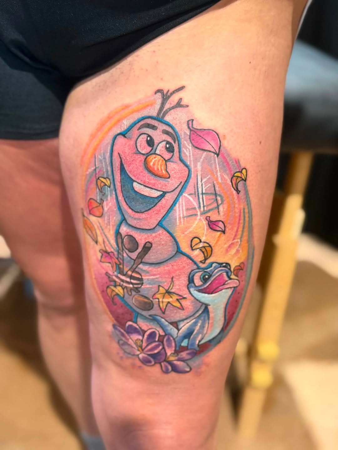 Tattoo by @c_lupori — new_school, anime