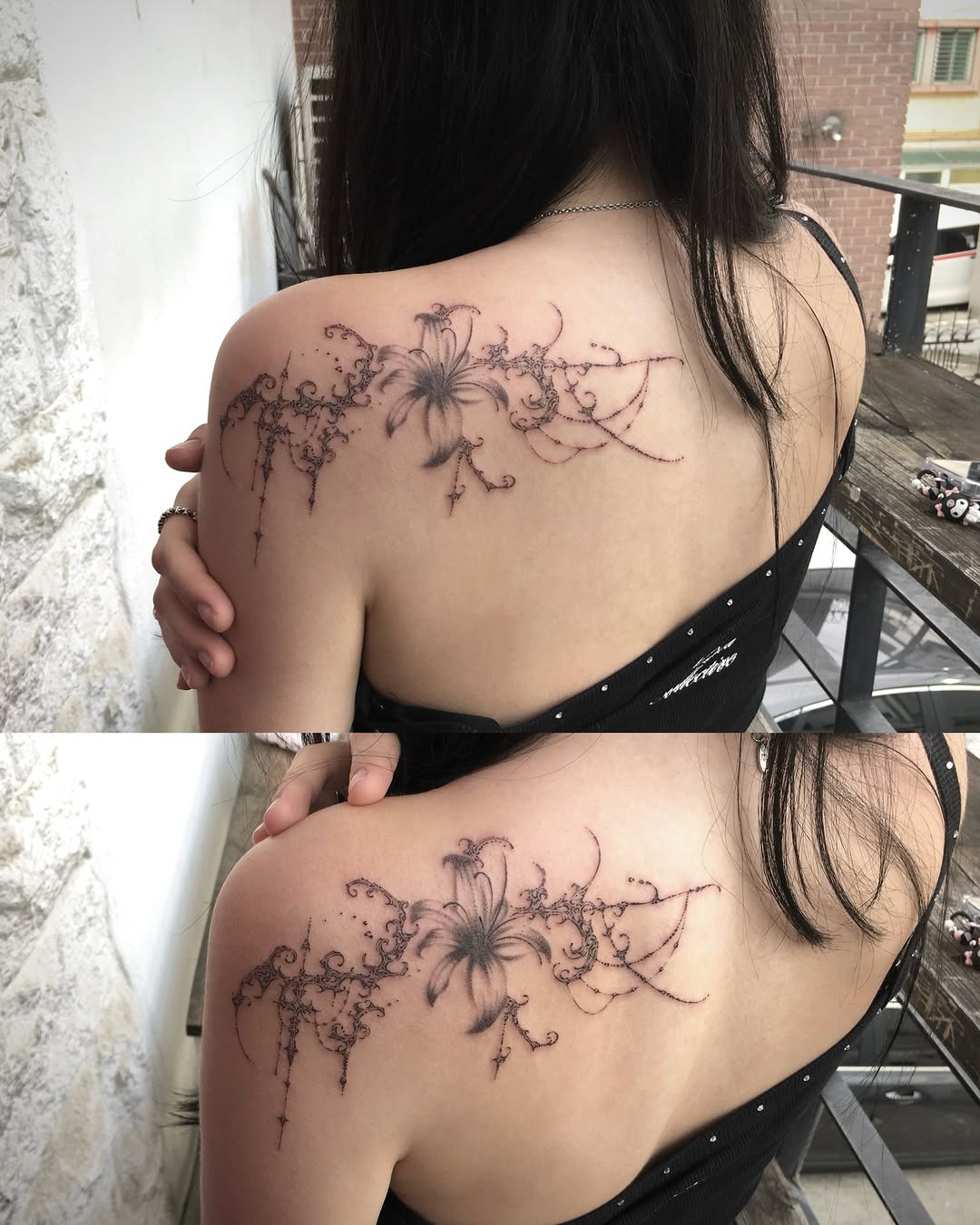 Tattoo by @keeshetattoo β fine_line, dotwork