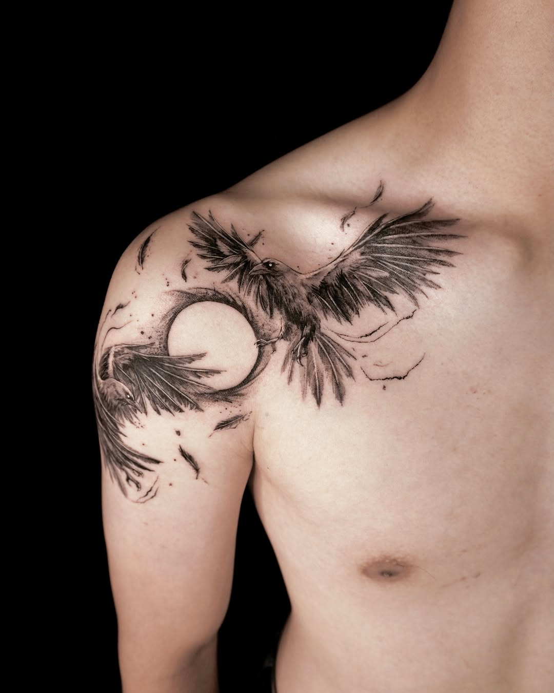 Tattoo by @maru.tattooist — black_and_grey, realism