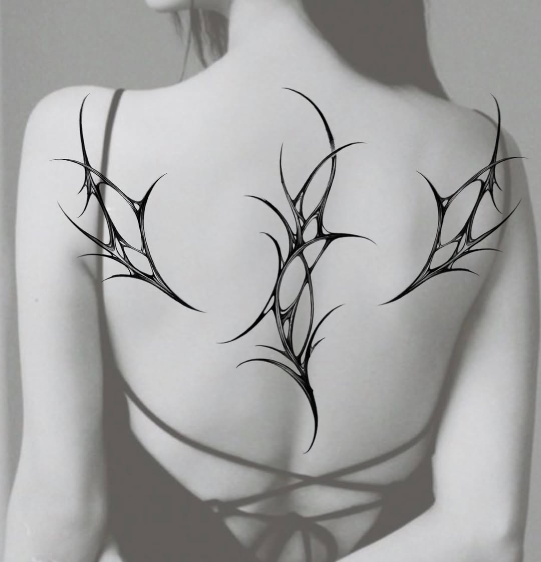 Tattoo by @moosongblack — blackwork, geometric