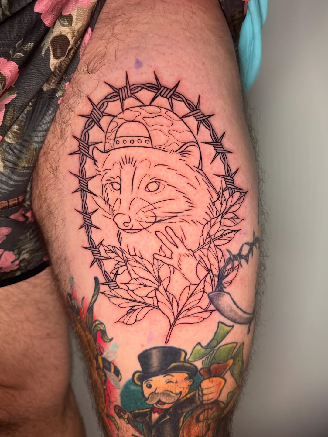Tattoo by @hailyeahtattoos โ blackwork, illustrative