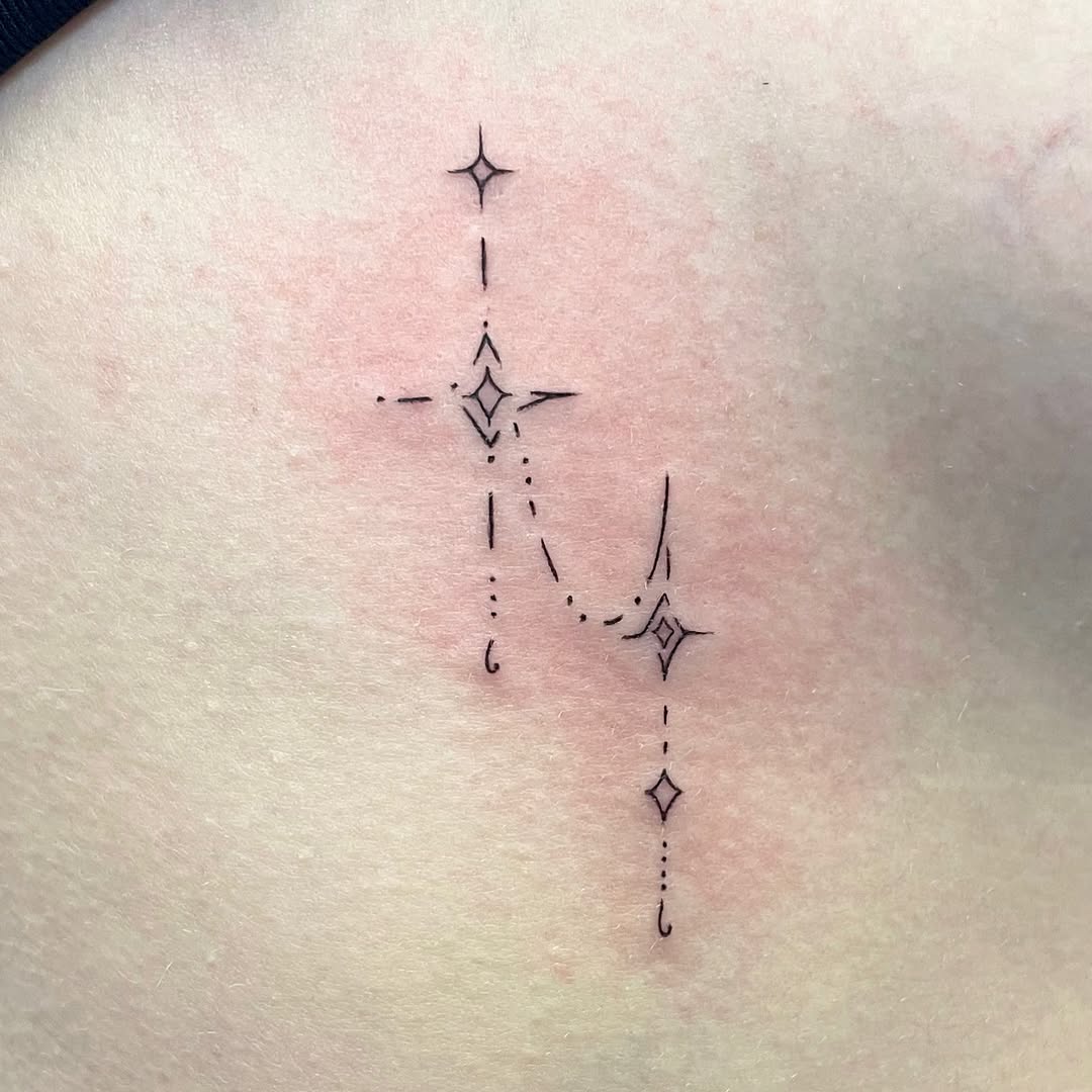 Tattoo by @art.phanny โ fine_line, minimalist