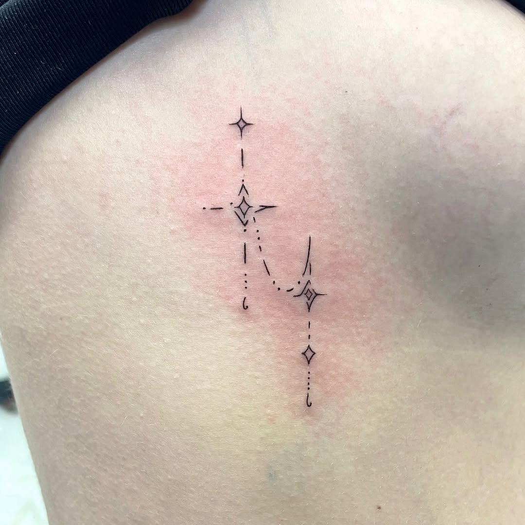 Tattoo by @art.phanny โ fine_line, minimalist