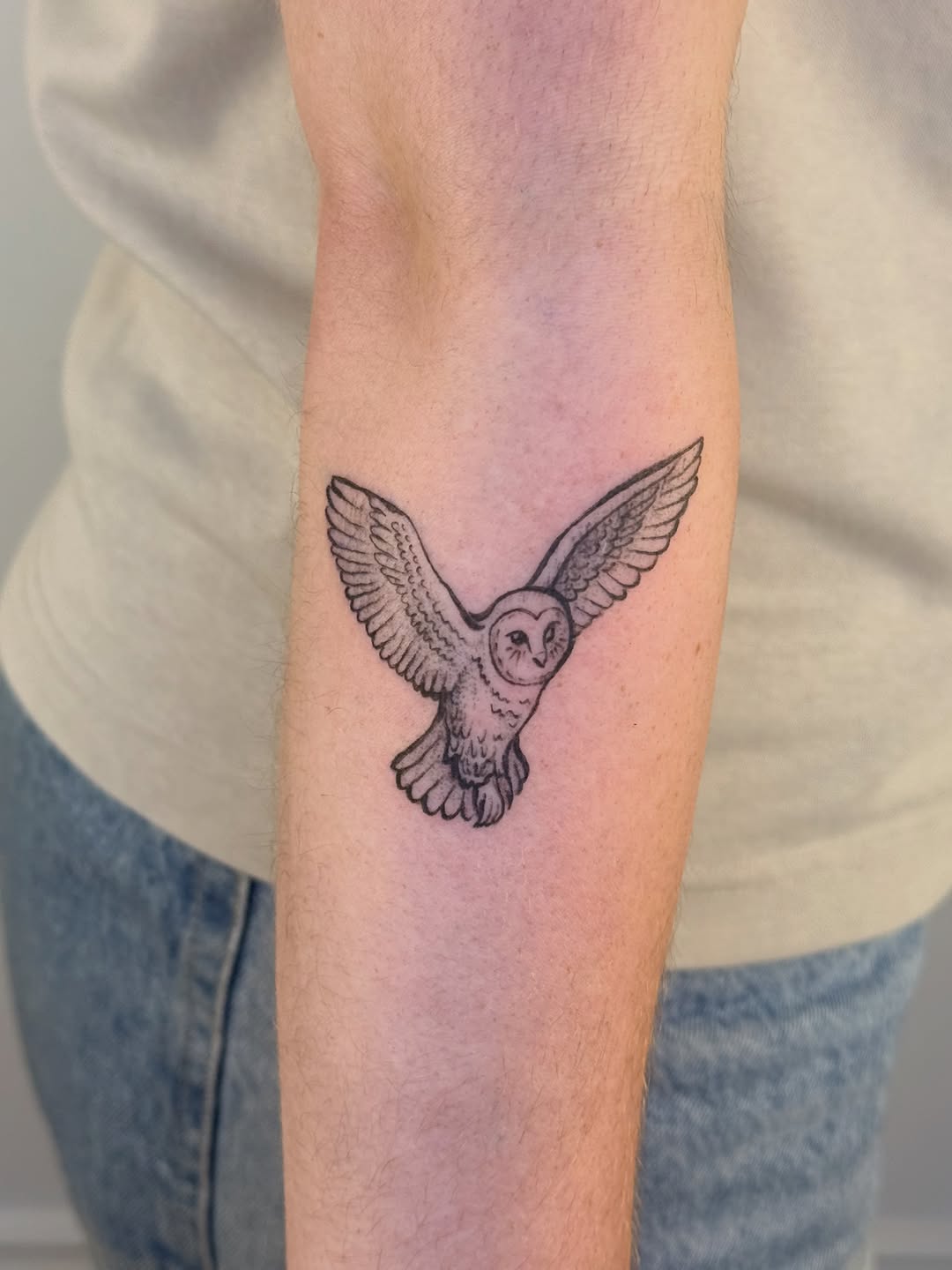 Tattoo by @tattoo.meg — fine_line, black_and_grey