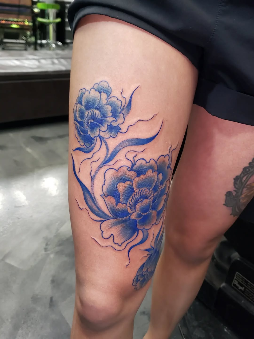 Tattoo by @tnchriswhitney — japanese_irezumi, black_and_grey