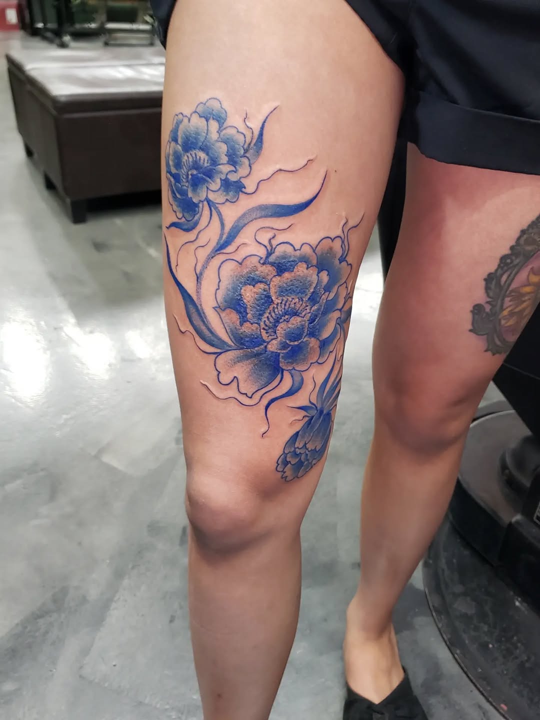 Tattoo by @tnchriswhitney — black_and_grey, ornamental
