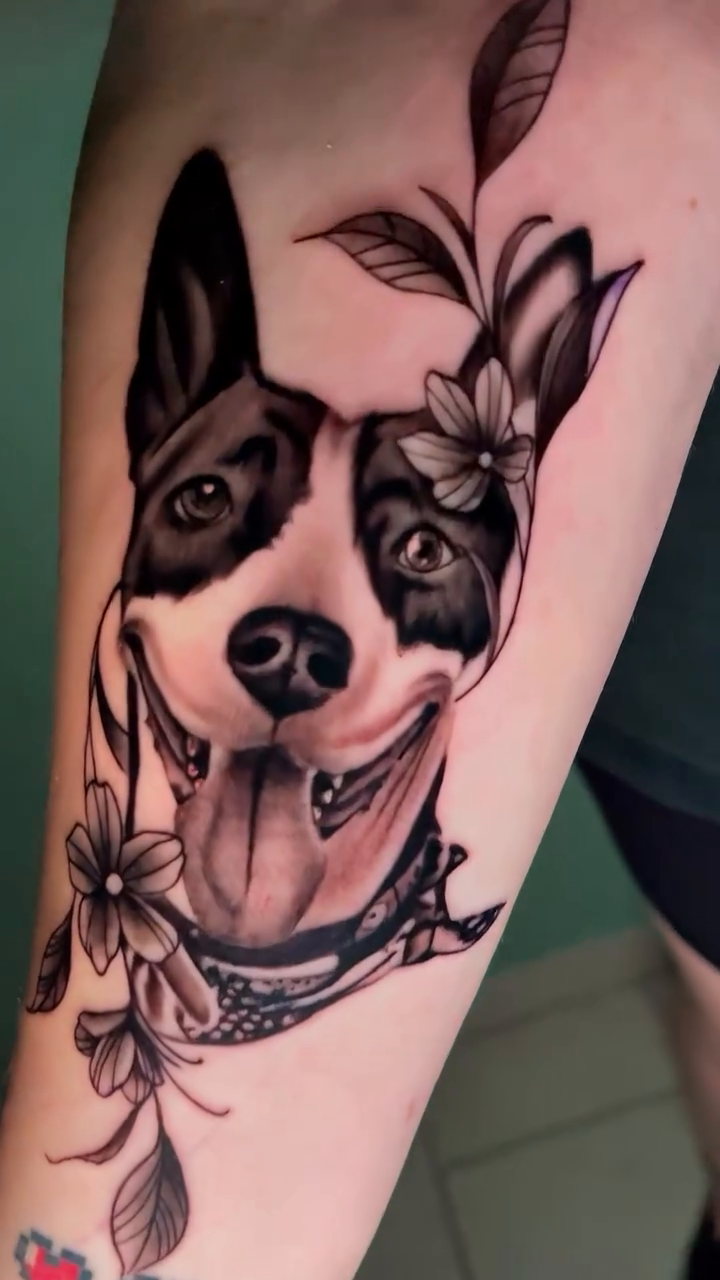 Tattoo by @therealdomgray — black_and_grey, realism