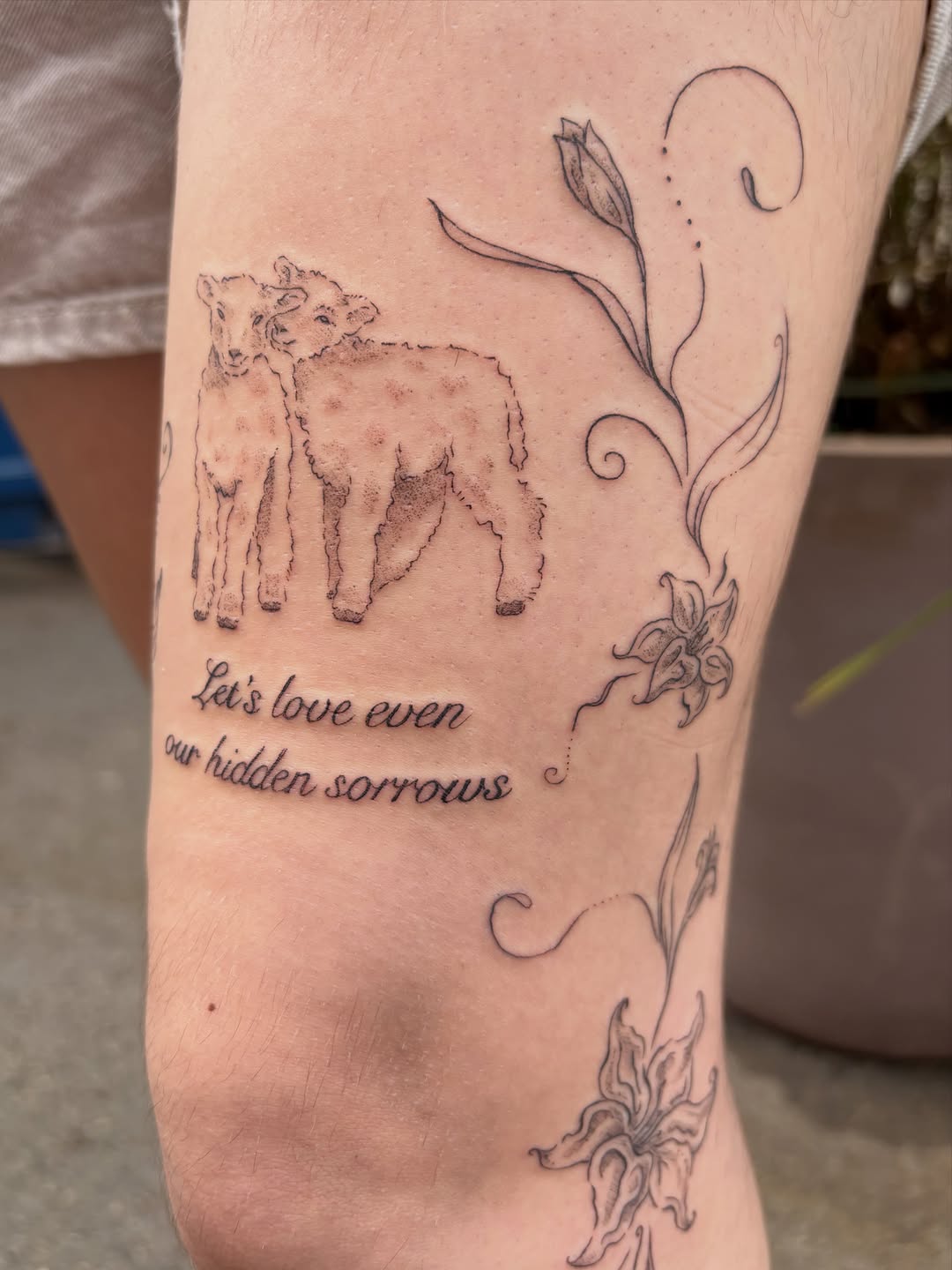 Tattoo by @cress.inc — fine_line, lettering_script