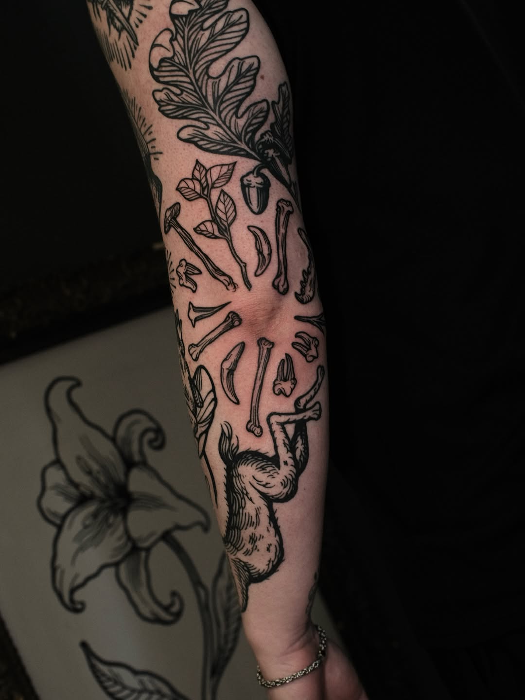 Tattoo by @staydoomed โ illustrative, blackwork