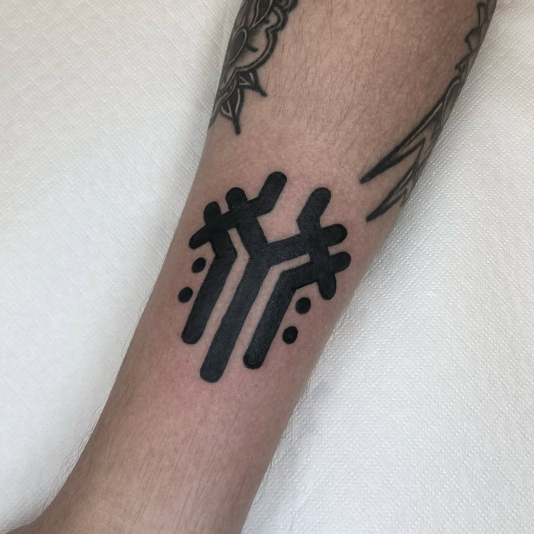 Tattoo by @dietrich_tattooer — blackwork