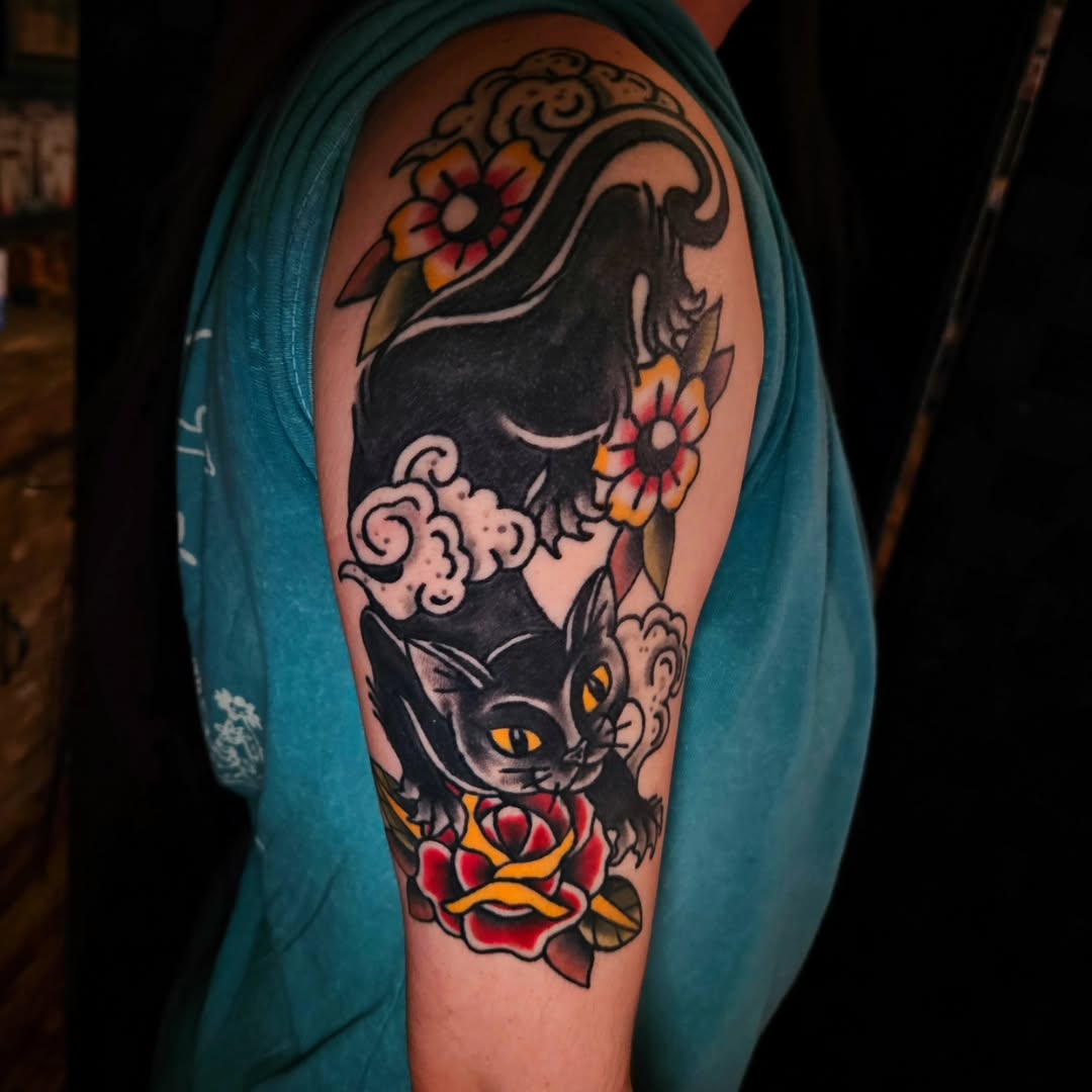 Tattoo by @celinaward — american_traditional