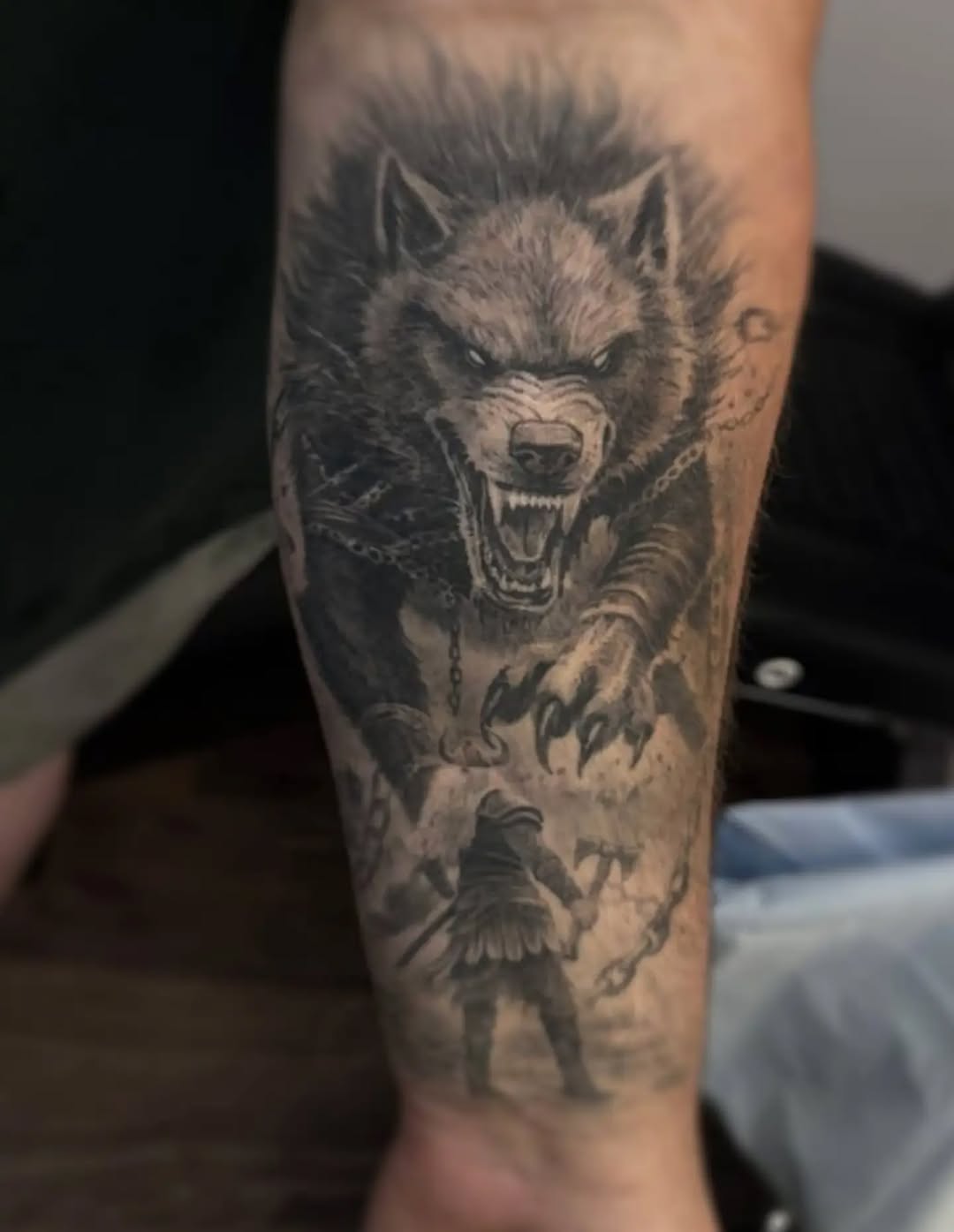 Tattoo by @tokarev_igor_tattoo β realism, black_and_grey