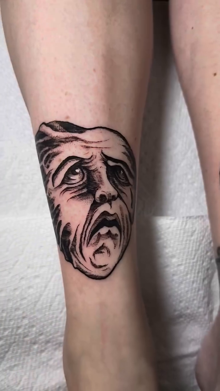 Tattoo by @pablomoreiratattoo — black_and_grey, realism