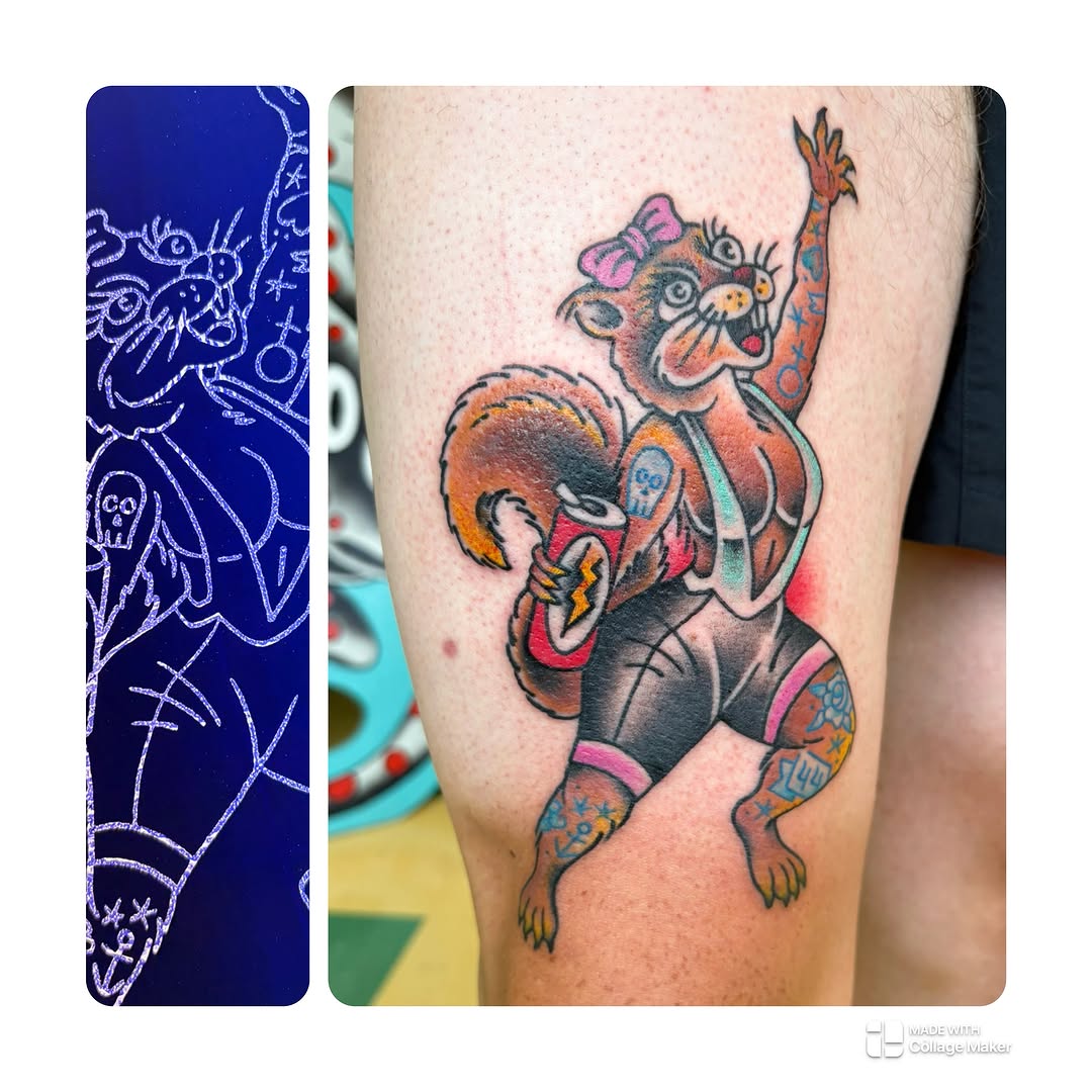Tattoo by @shawnfarrelltattoo — new_school, american_traditional