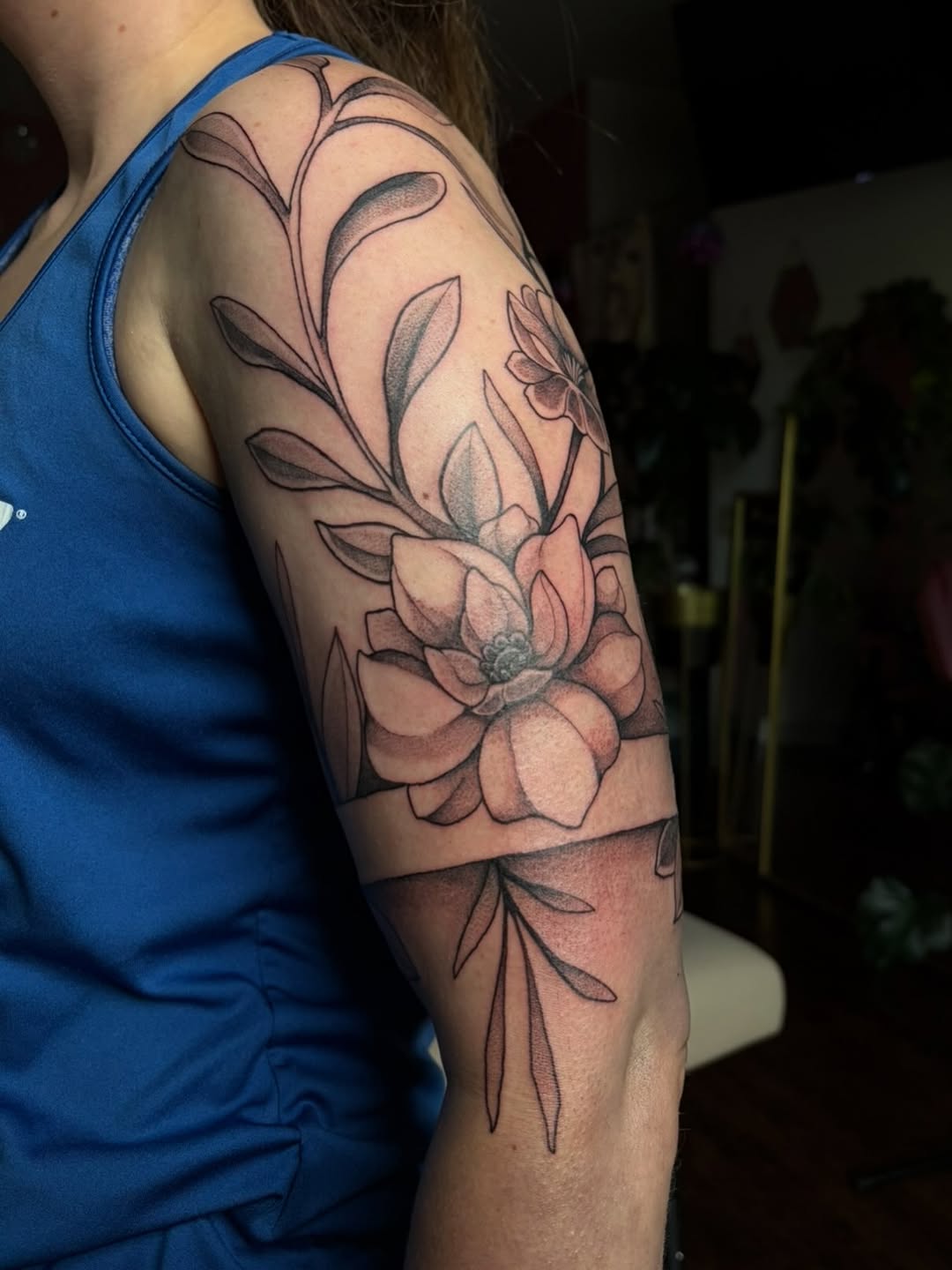 Tattoo by @snewbietattoos — fine_line, black_and_grey