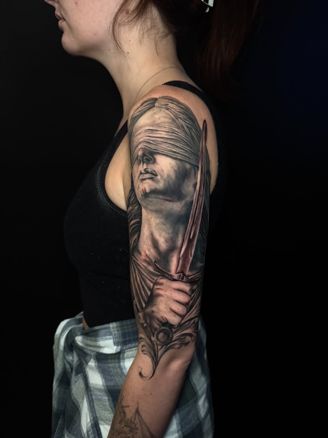 Tattoo by @treyparsonsart — realism, black_and_grey