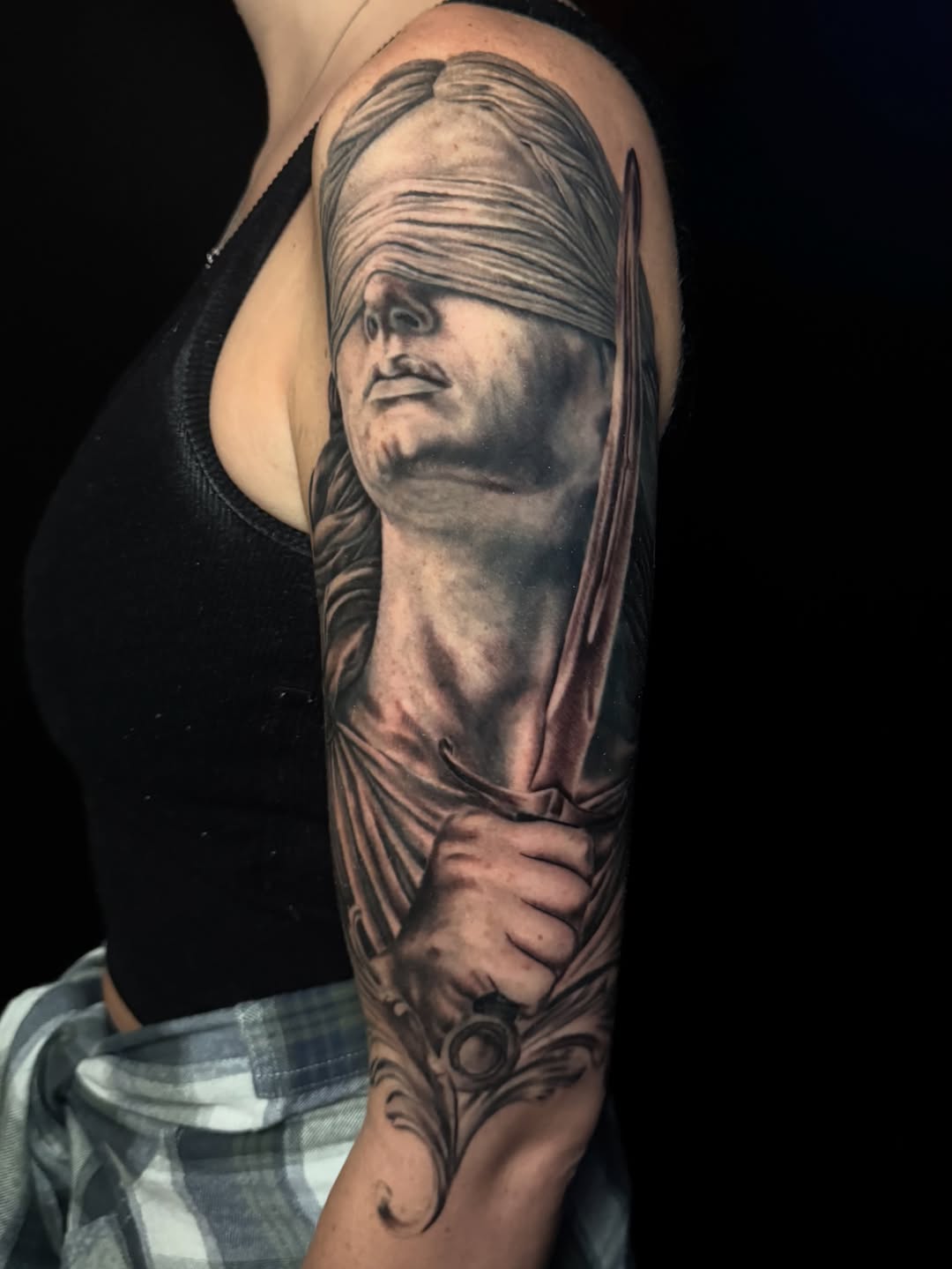 Tattoo by @treyparsonsart — realism, black_and_grey