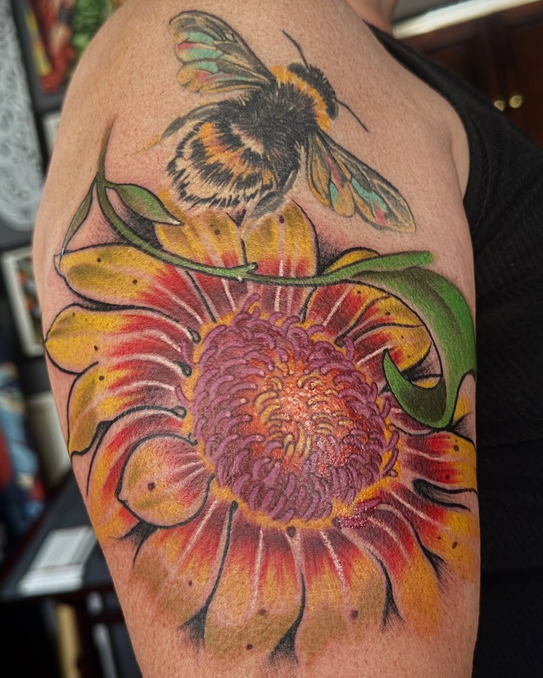 Tattoo by @saintandstellar.tattoo — realism, neo_traditional