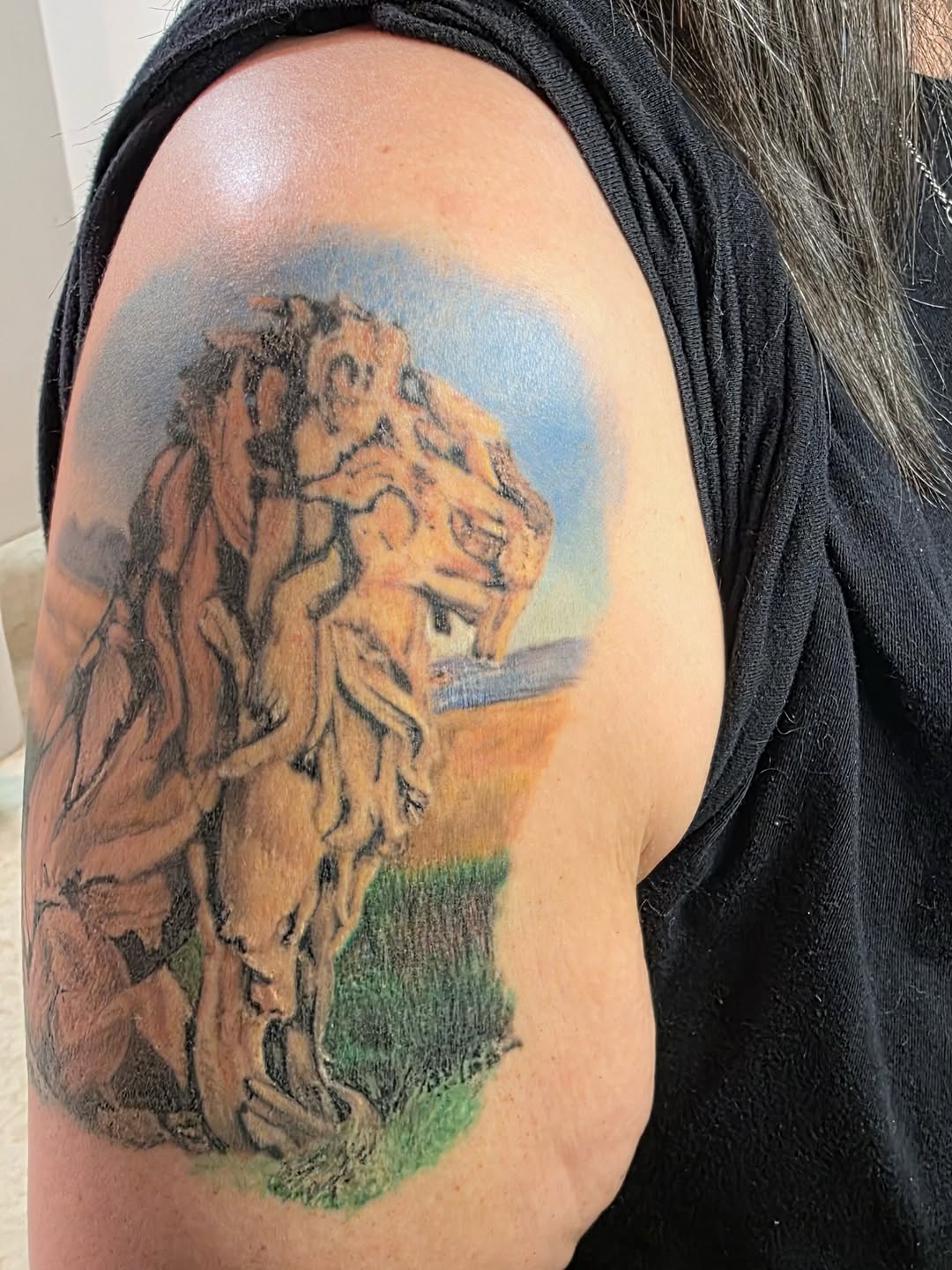 Tattoo by @artofmillion β realism, black_and_grey