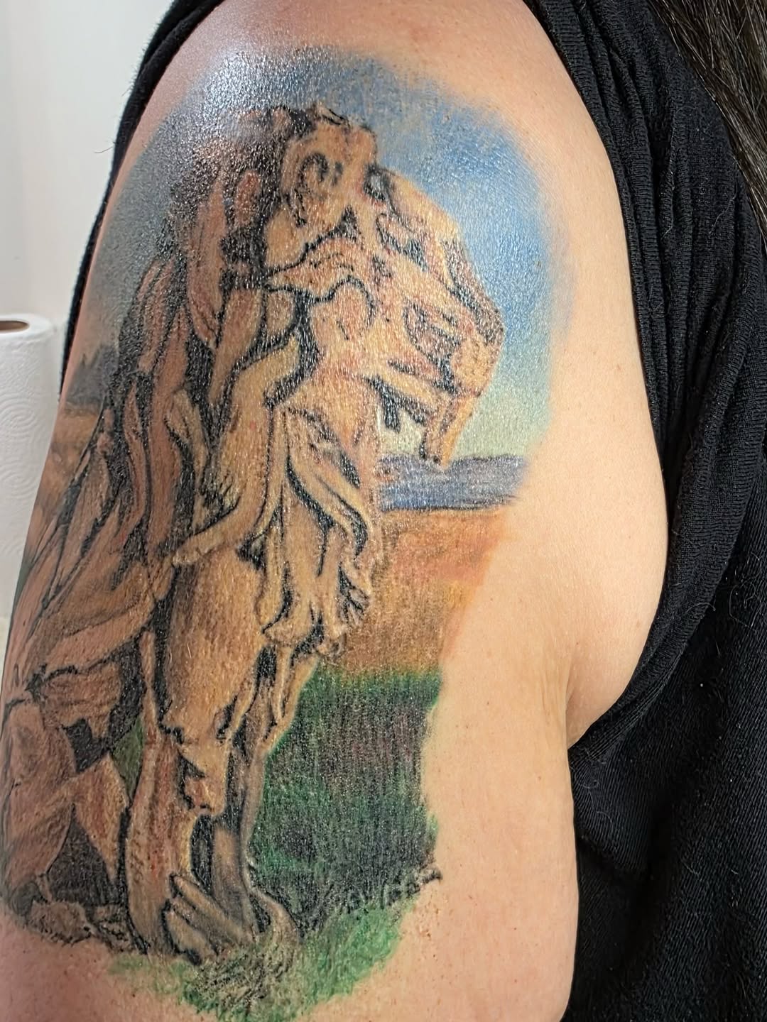 Tattoo by @artofmillion β realism, black_and_grey