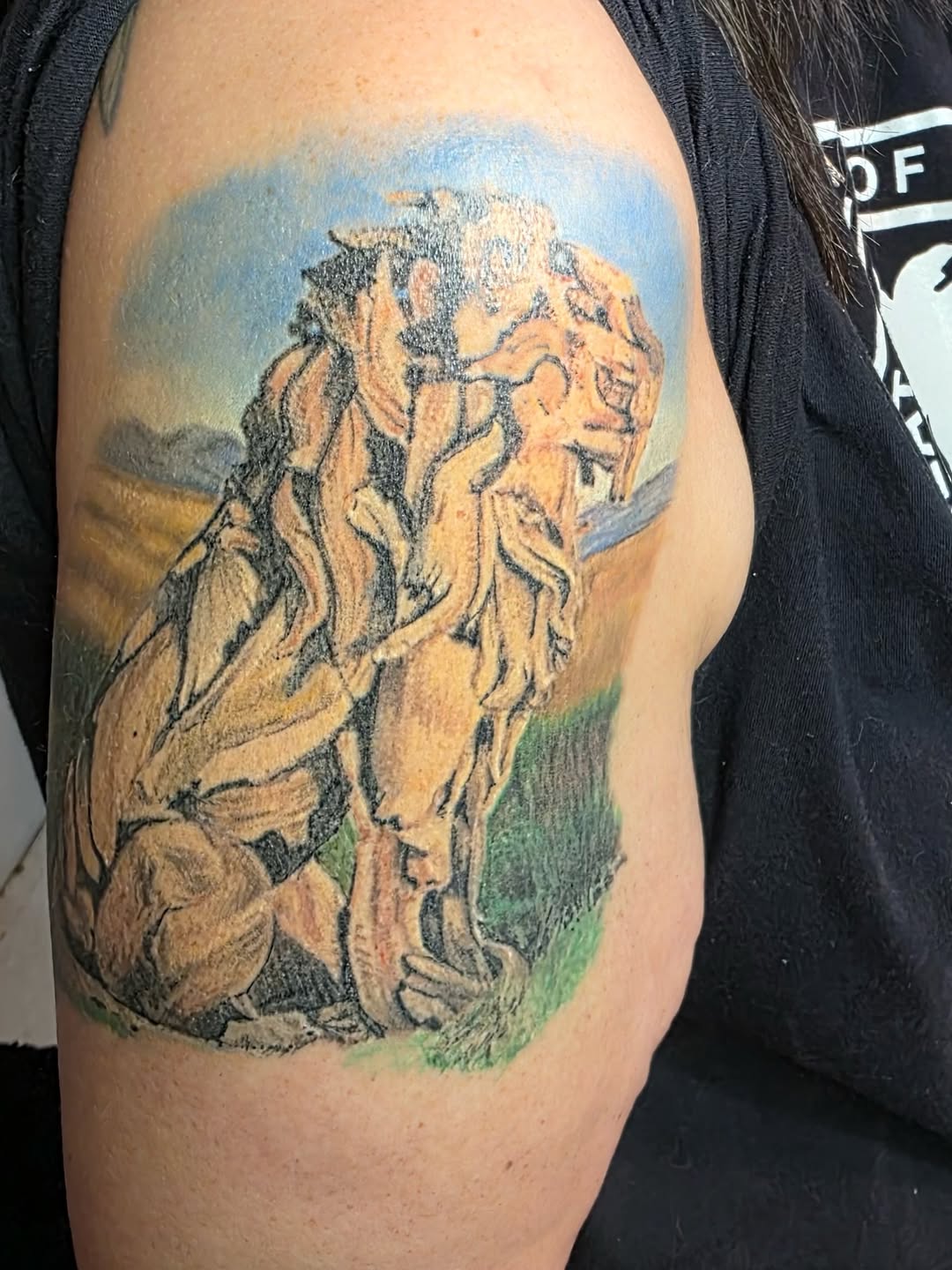 Tattoo by @artofmillion β realism, black_and_grey