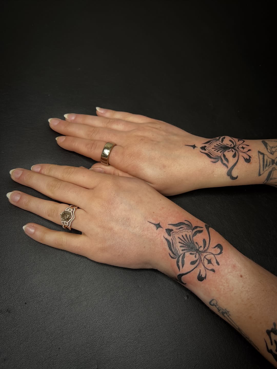 Tattoo by @lre_ink — blackwork, ornamental