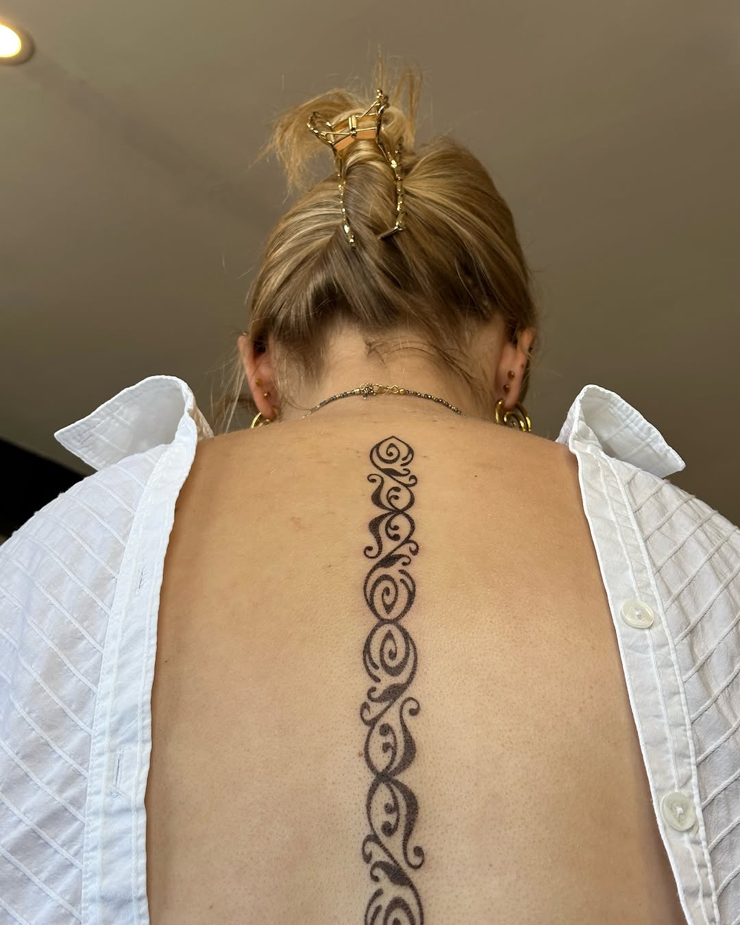 Tattoo by @rrrackham — ornamental, black_and_grey