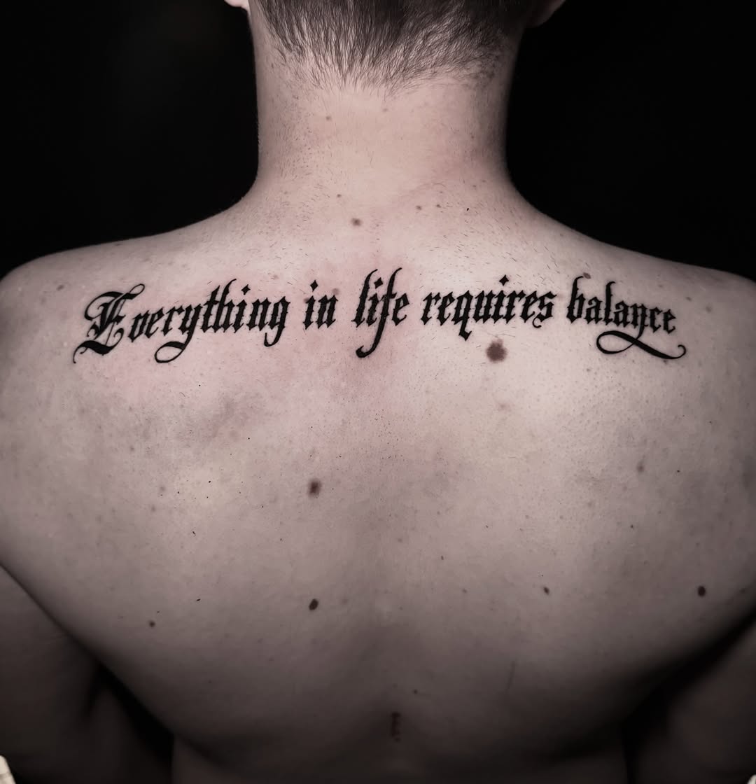 Tattoo by @boniaart — lettering_script