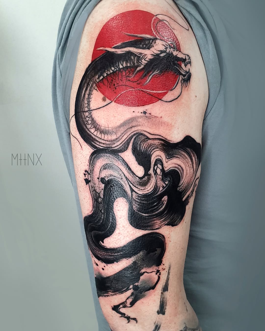 Tattoo by @mattynox — japanese_irezumi, blackwork