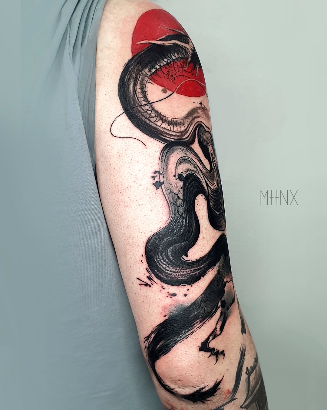 Tattoo by @mattynox — blackwork, illustrative