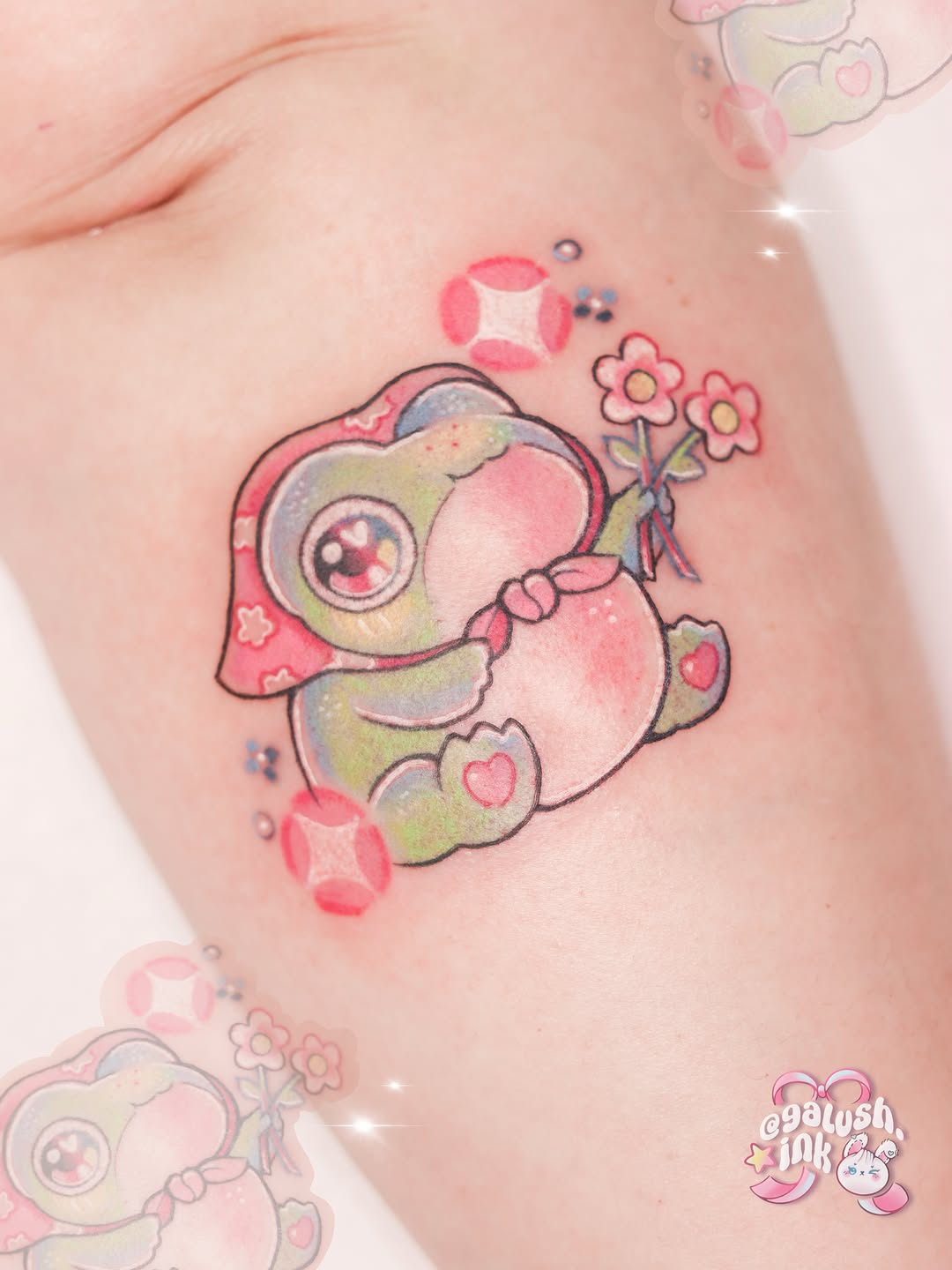 Tattoo by @galush.ink โ new_school, anime