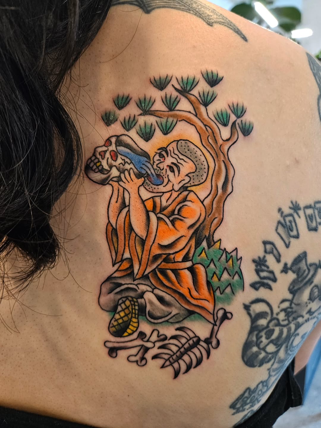 Tattoo by @kissmygiss — american_traditional, black_and_grey