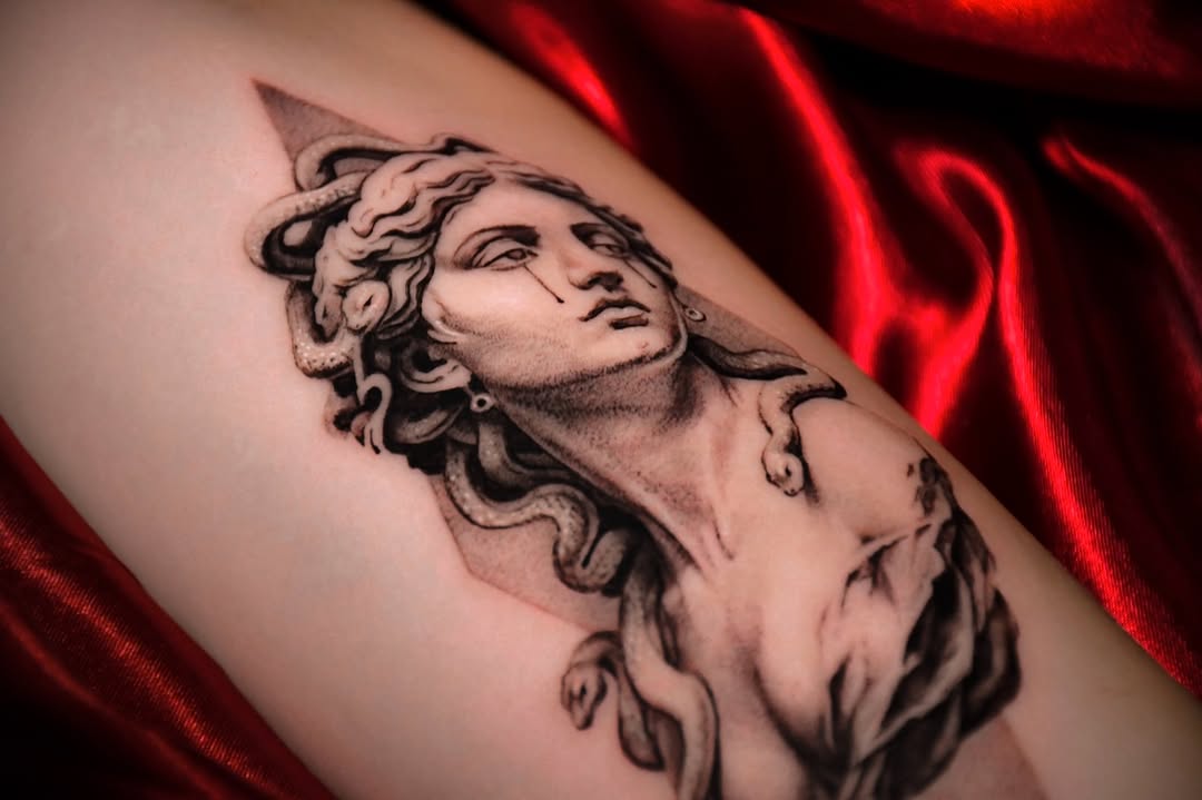 Tattoo by @jf.artistic — realism, black_and_grey