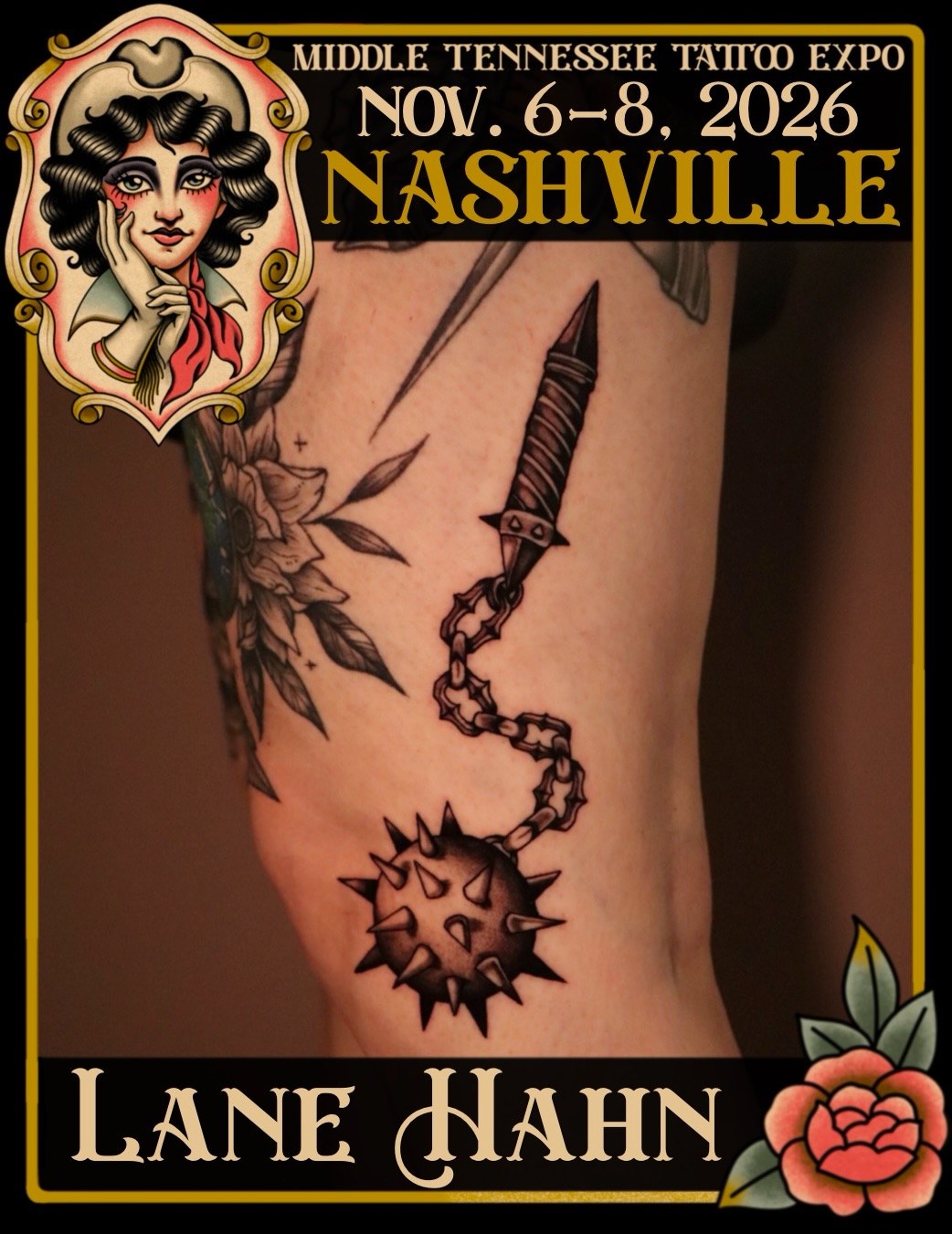 Tattoo by @middletntattooexpo — american_traditional, black_and_grey