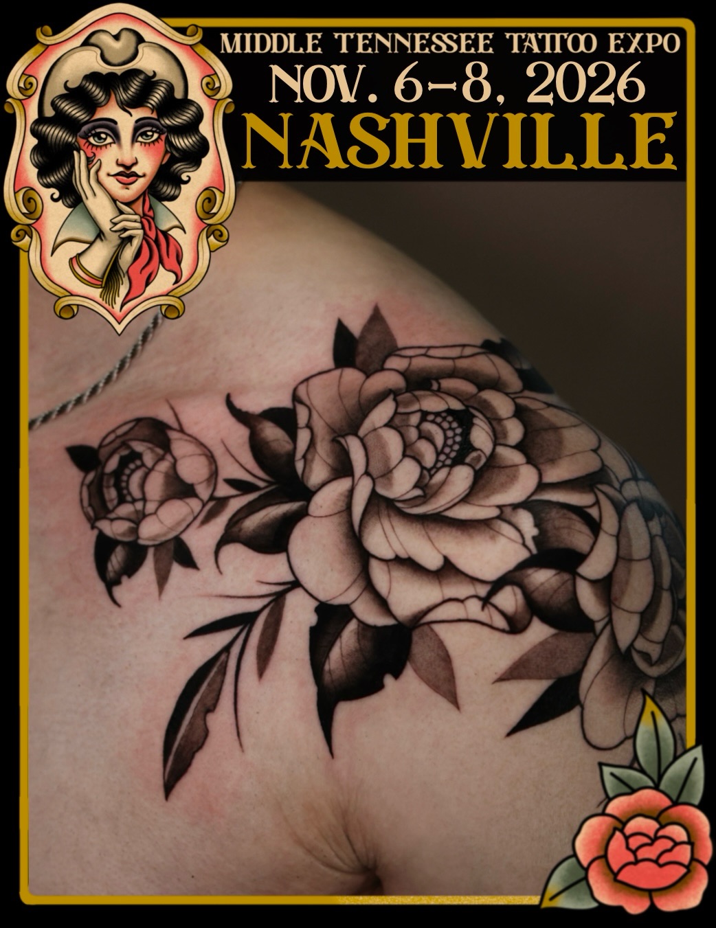 Tattoo by @middletntattooexpo — neo_traditional, black_and_grey