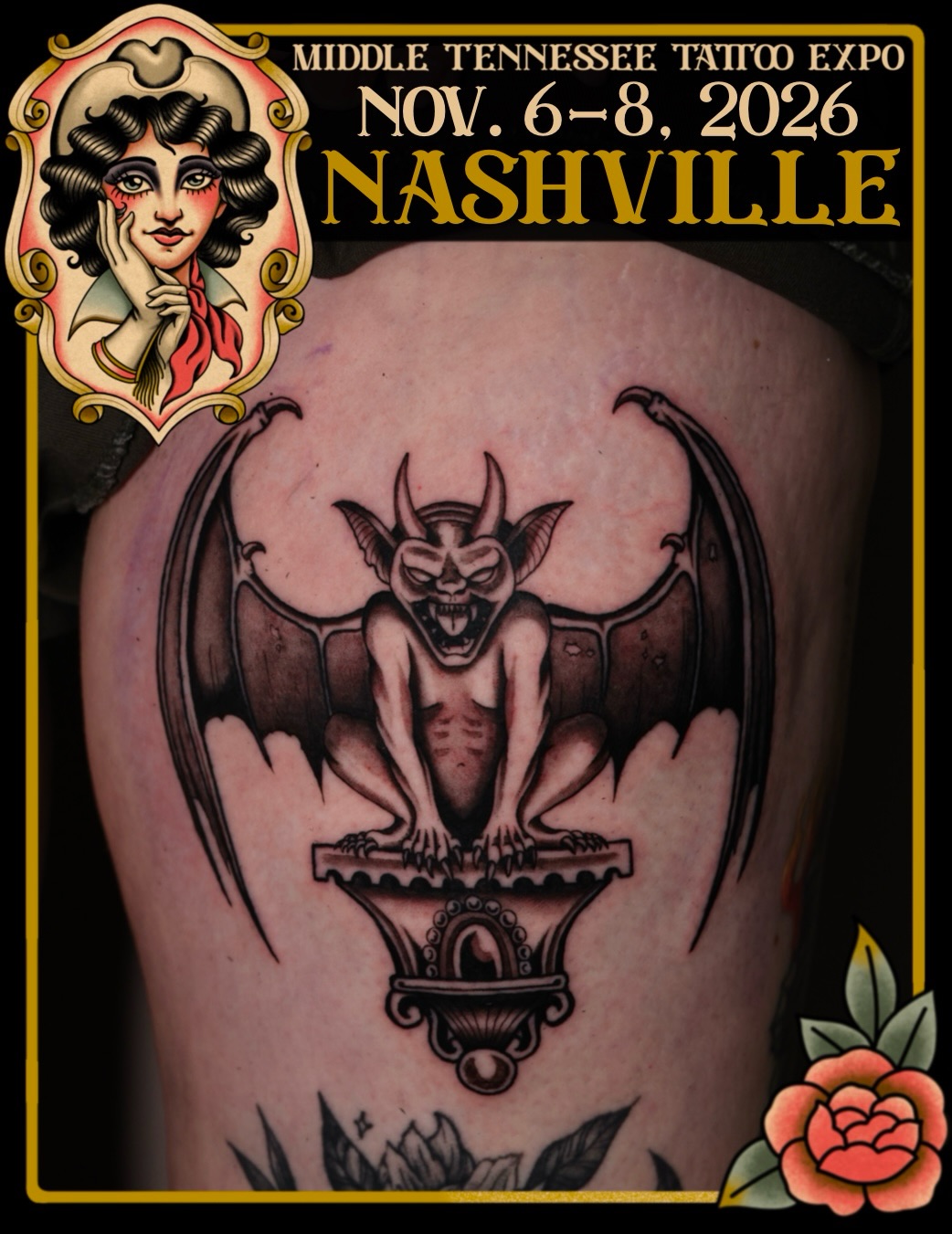 Tattoo by @middletntattooexpo — black_and_grey, realism