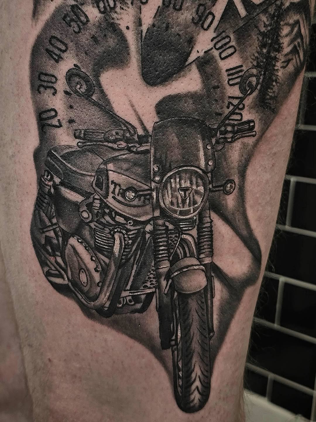 Tattoo by @bn13tattooist — realism, black_and_grey