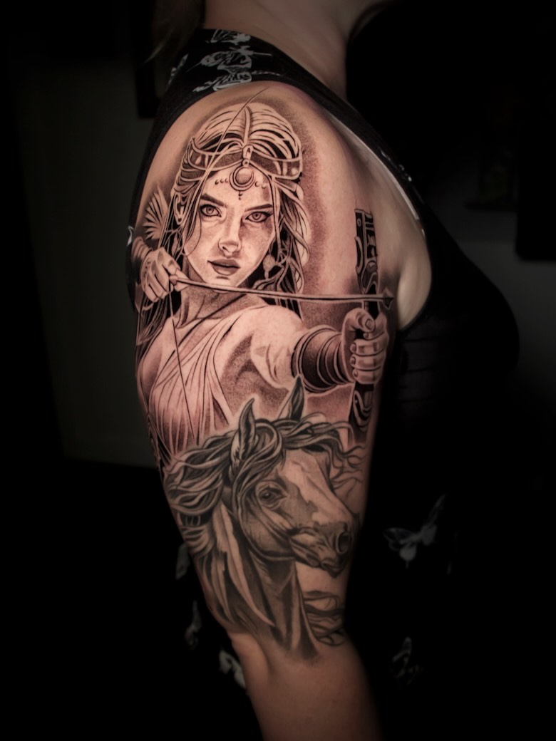 Tattoo by @marklemaytattoos_ โ realism, black_and_grey