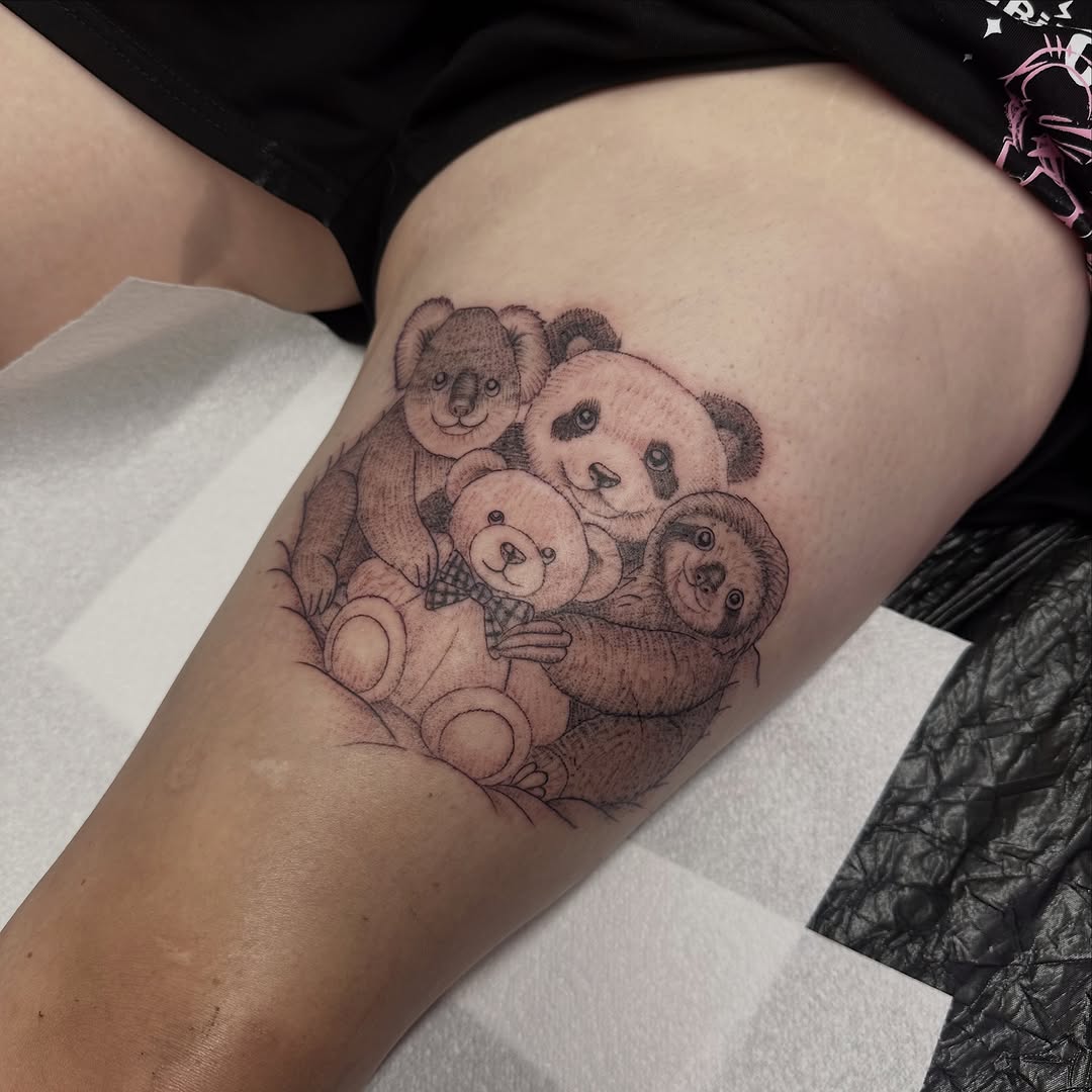 Tattoo by @meg.the.cyclopz_ — realism, black_and_grey