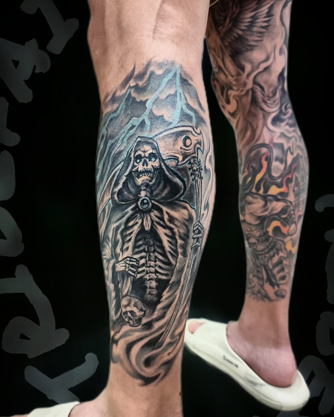 Tattoo by @tribe_tattoo — black_and_grey, realism