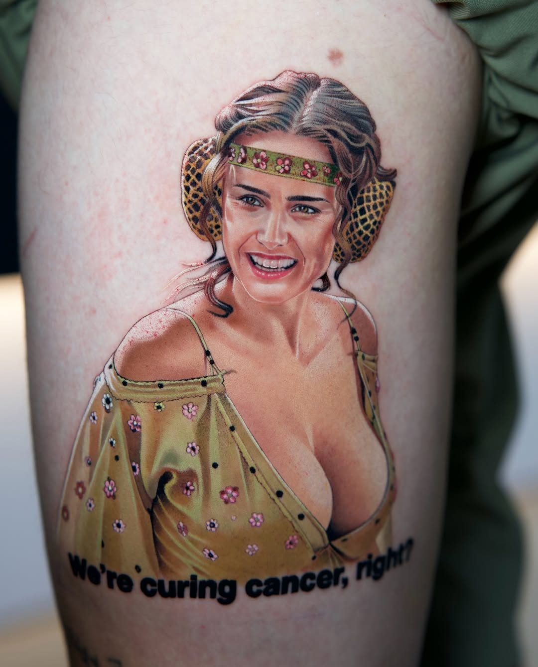 Tattoo by @jfrancistattoo β realism, lettering_script