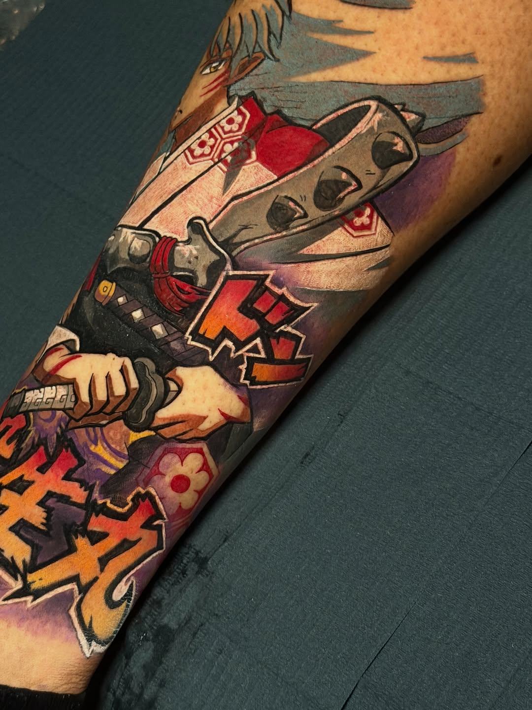 Tattoo by @truepigments โ anime, new_school