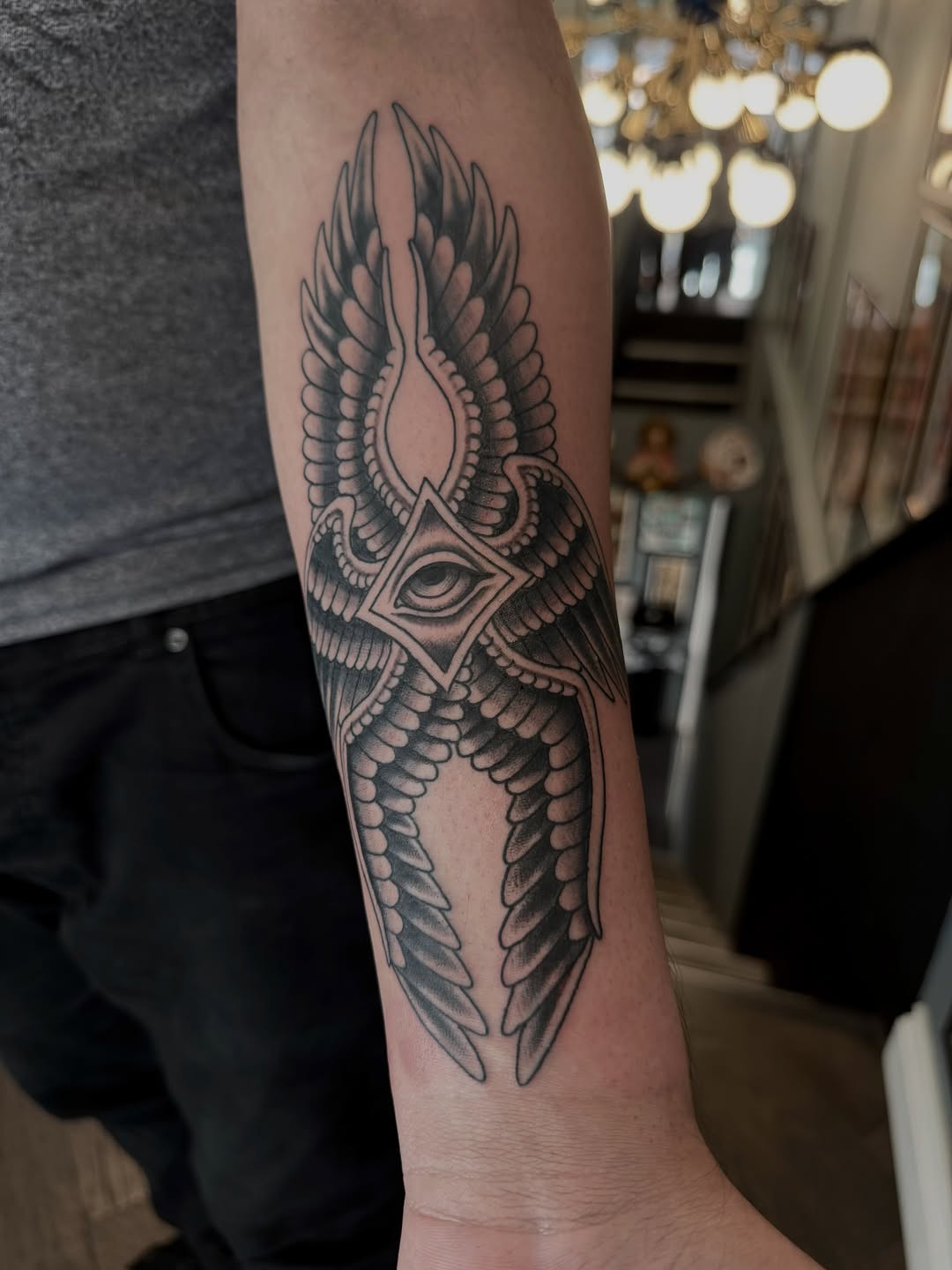 Tattoo by @barneycolestattoo — black_and_grey, realism