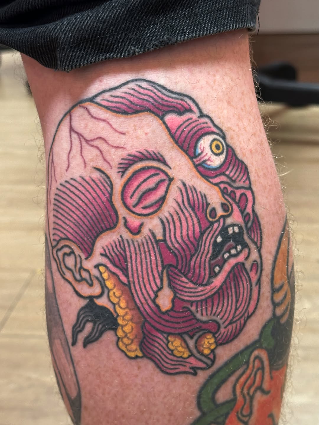 Tattoo by @adam.tennyo.tattoos — new_school, dark_realism