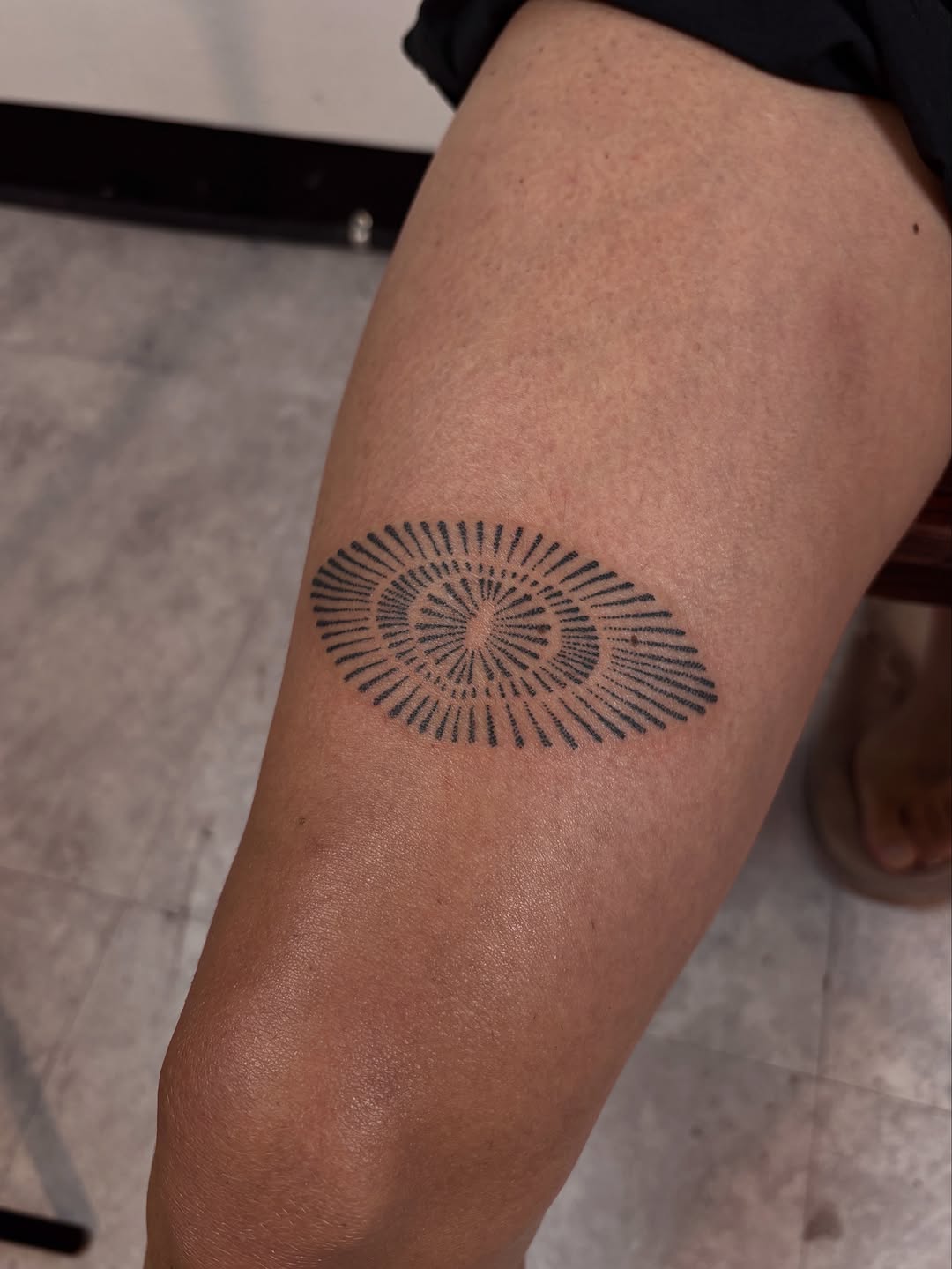 Tattoo by @aaaaaaaayotime — geometric, dotwork