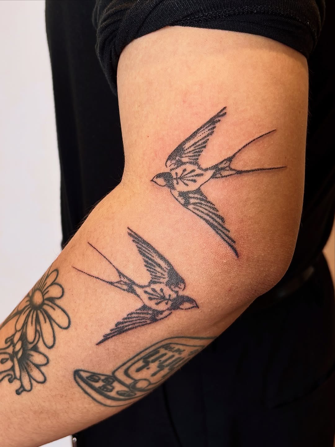Tattoo by @aaaaaaaayotime — fine_line, black_and_grey