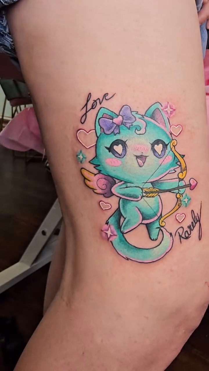 Tattoo by @buhberri_art — new_school, anime